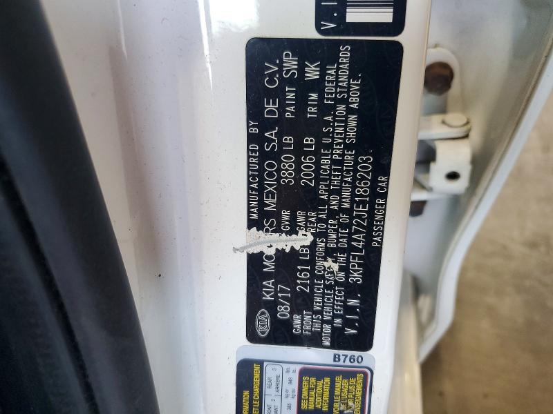 Aukcja sprzedaży 2018 Kia Forte, vin: 3KPFL4A72JE186203, numer aukcji: 61553846
