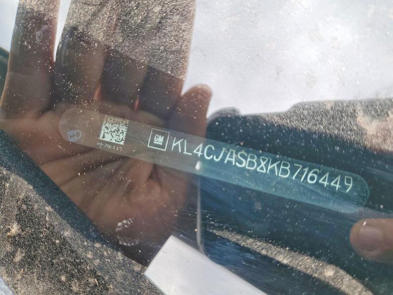 Aukcja sprzedaży 2019 Buick Encore, vin: KL4CJASB8KB716449, numer aukcji: 61800396