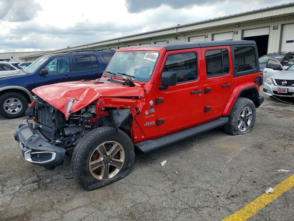 60945866 :رقم المزاد ، 1C4HJXEN6LW218927 vin ، 2020 Jeep Wrangler Unlimited مزاد بيع