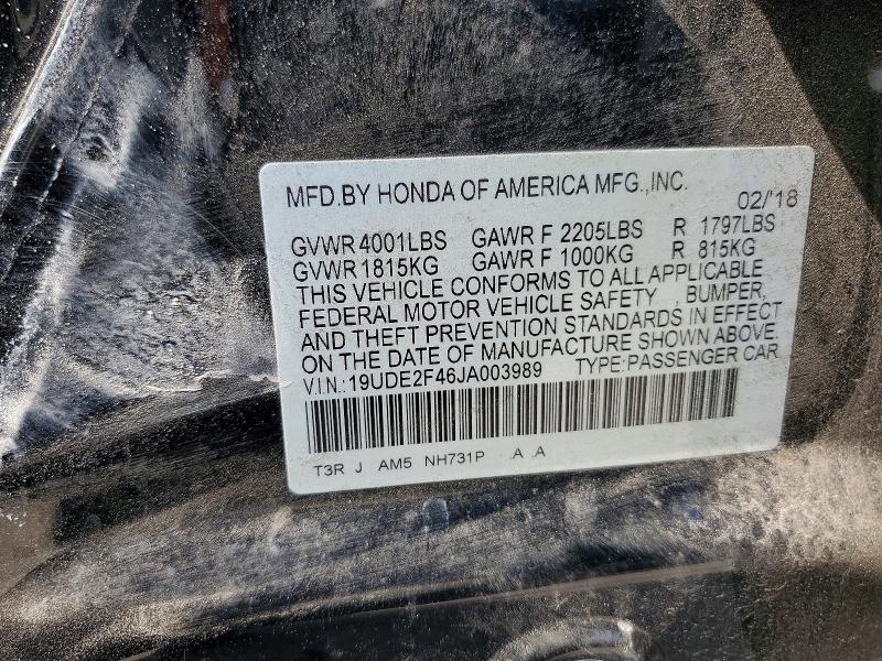 Продаж на аукціоні авто 2018 Acura Ilx, vin: 19UDE2F46JA003989, номер лоту: 61158286