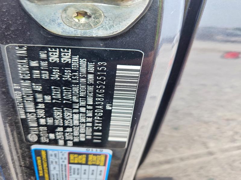 Продаж на аукціоні авто 2019 Kia Sorento, vin: 5XYPGDA38KG525153, номер лоту: 62284536