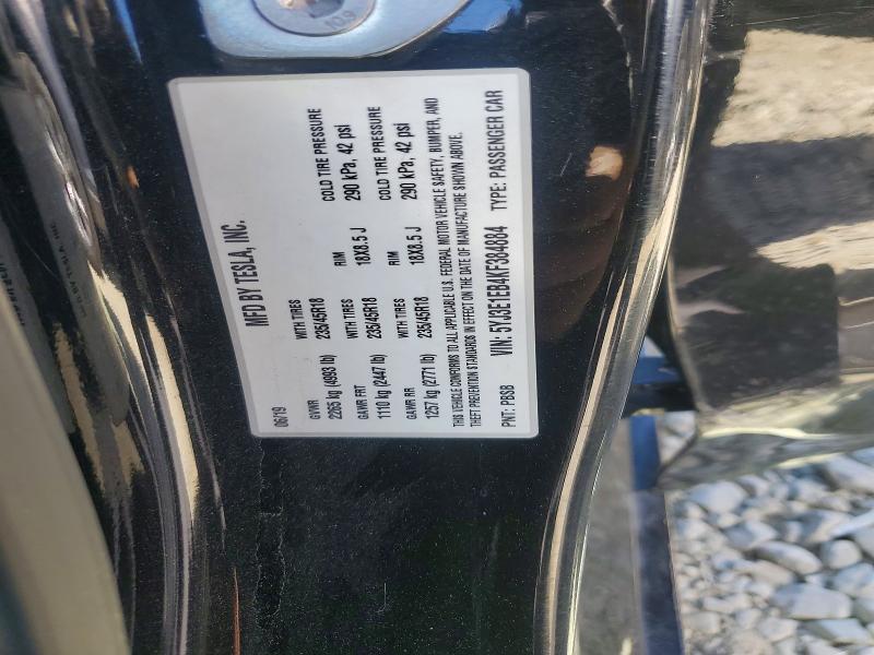 Продаж на аукціоні авто 2019 Tesla Model 3, vin: 5YJ3E1EB4KF384884, номер лоту: 63325186