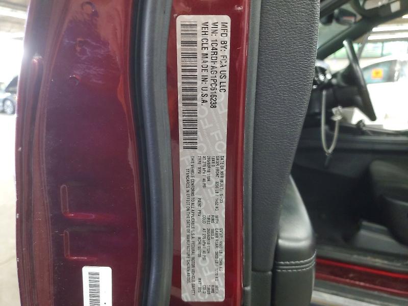 Продаж на аукціоні авто 2023 Dodge Durango, vin: 1C4RDHAG1PC616238, номер лоту: 59682106