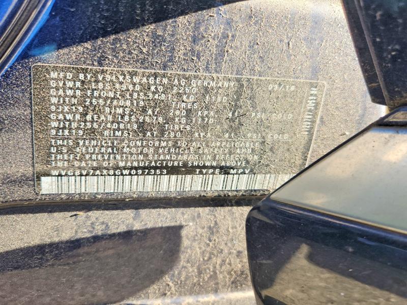 62326066 :رقم المزاد ، WVGBV7AX8GW097353 vin ، 2016 Volkswagen Tiguan مزاد بيع
