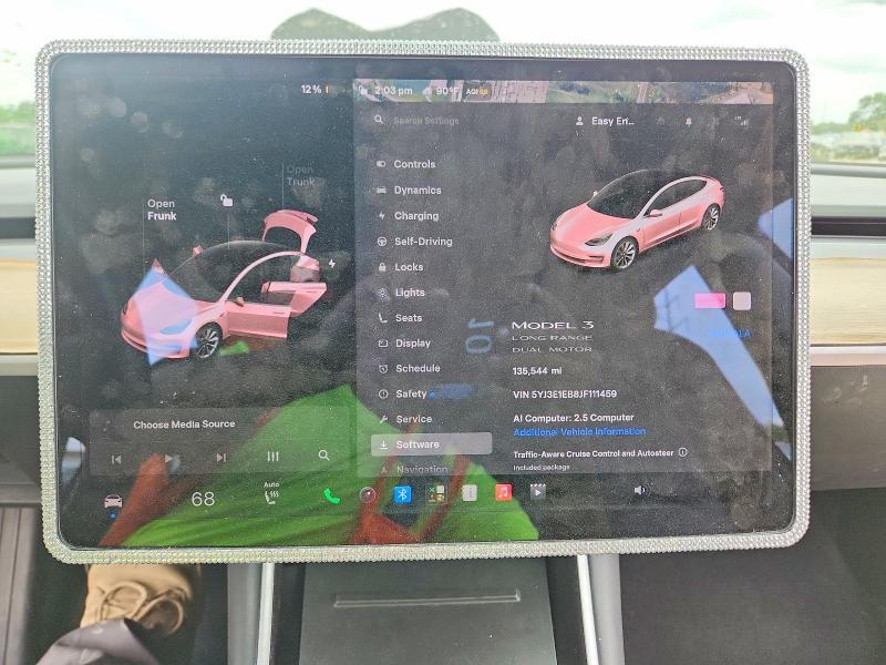 2018 Tesla Model 3 მანქანა იყიდება აუქციონზე, vin: 5YJ3E1EB8JF111459, აუქციონის ნომერი: 59816986