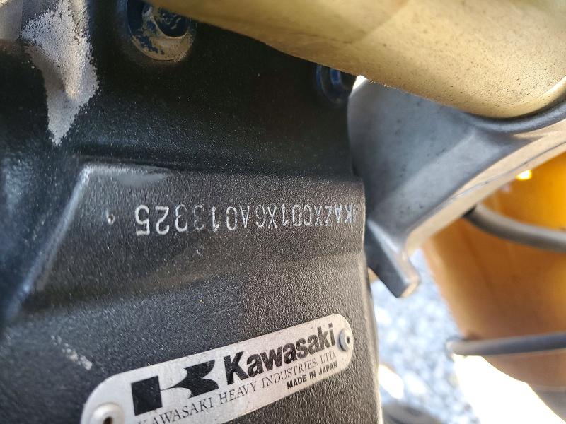 58447136 :رقم المزاد ، JKAZXCD1X6A013925 vin ، 2006 Kawasaki Zx1000 مزاد بيع
