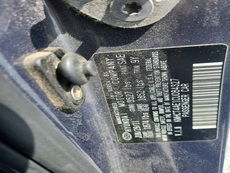 Продаж на аукціоні авто 2012 Hyundai Accent, vin: KMHCT4AE1CU084327, номер лоту: 62644866