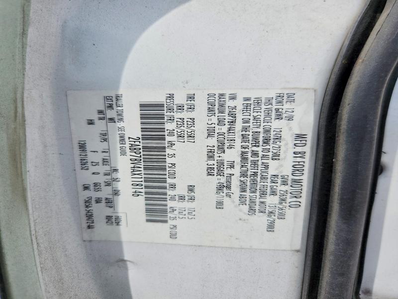 Продаж на аукціоні авто 2010 Ford Crown Victoria, vin: 2FABP7BV4AX118146, номер лоту: 60884116