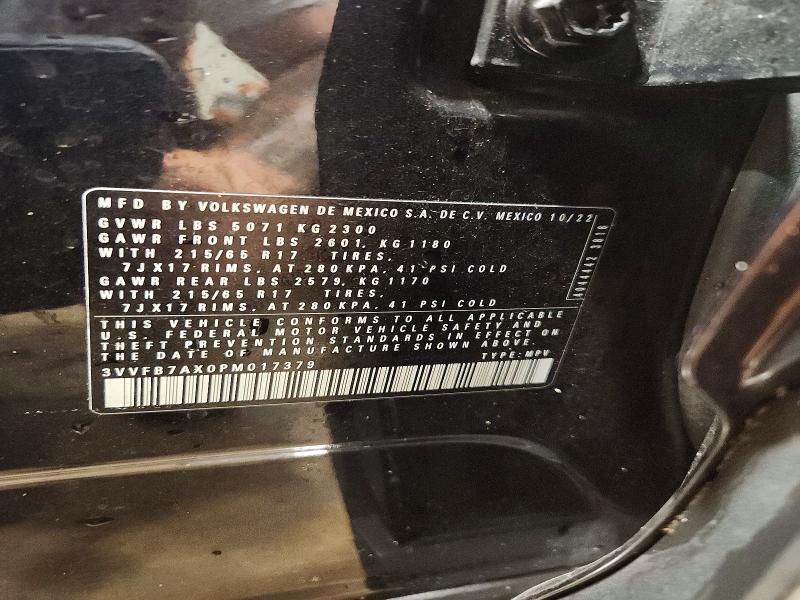 Продажа на аукционе авто 2023 Volkswagen Tiguan, vin: 3VVFB7AX0PM017379, номер лота: 60763606
