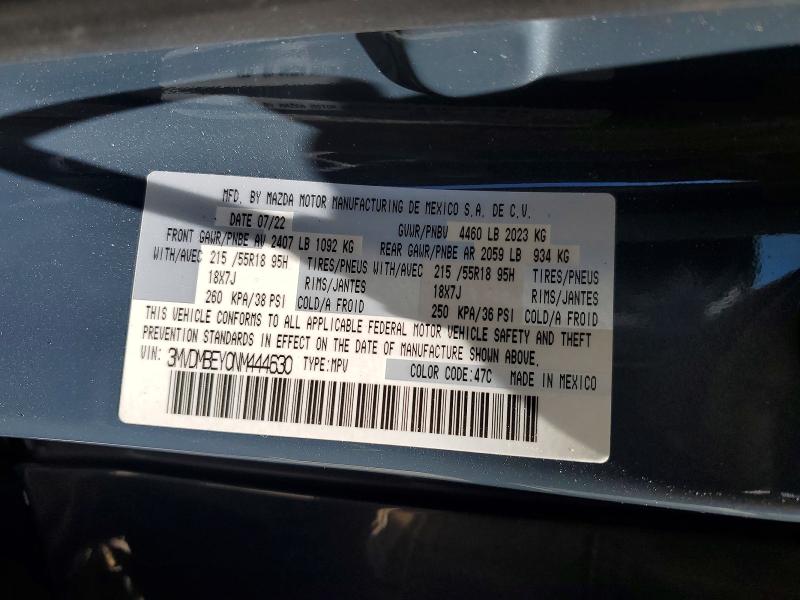 Продаж на аукціоні авто 2022 Mazda Cx-30, vin: 3MVDMBEY0NM444630, номер лоту: 59706066