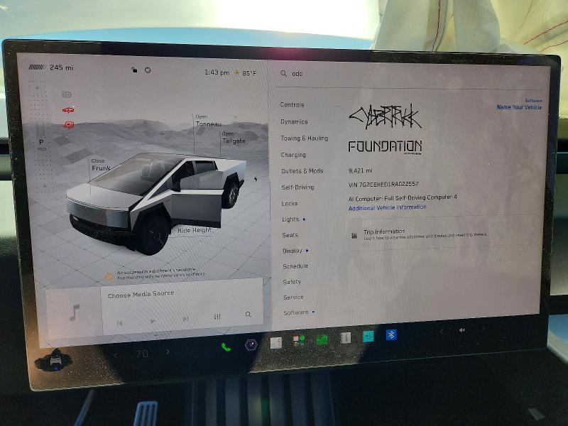 60273976 :رقم المزاد ، 7G2CEHED1RA022557 vin ، 2024 Tesla Cybertruck مزاد بيع