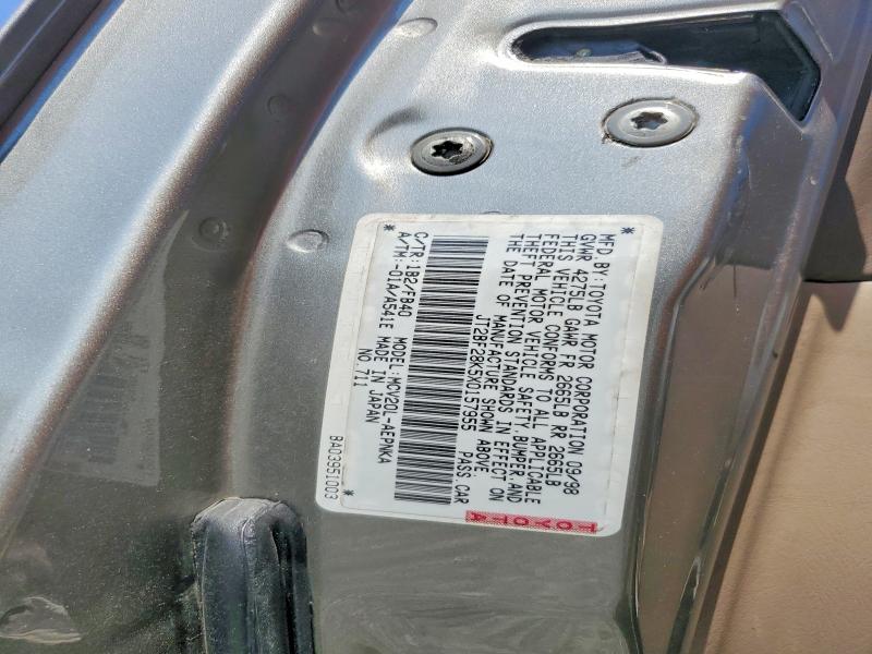 Продажа на аукционе авто 1999 Toyota Camry, vin: JT2BF28K5X0157955, номер лота: 61520676