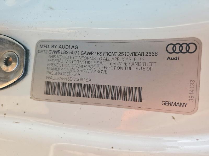 Продажа на аукционе авто 2013 Audi A5, vin: WAULFAFH5DN006199, номер лота: 62816156