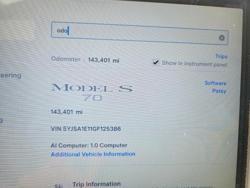 Aukcja sprzedaży 2016 Tesla Model S, vin: 5YJSA1E11GF125386, numer aukcji: 63522496