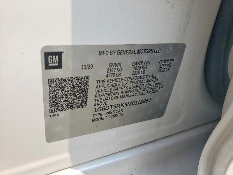 Продажа на аукционе авто 2021 Cadillac Ct5, vin: 1G6DT5RK9M0118857, номер лота: 61516336