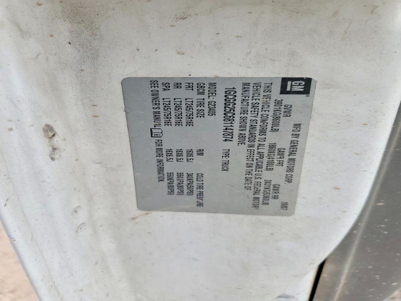 62064496 :رقم المزاد ، 1GCGG25C681147874 vin ، 2008 Chevrolet Express G2500 مزاد بيع