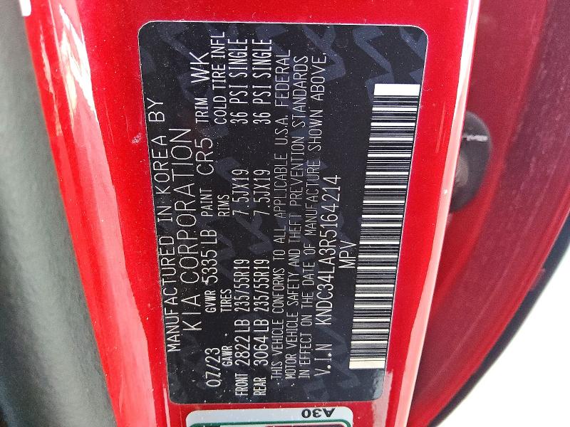 Продаж на аукціоні авто 2024 Kia Ev6, vin: KNDC34LA3R5164214, номер лоту: 61808106
