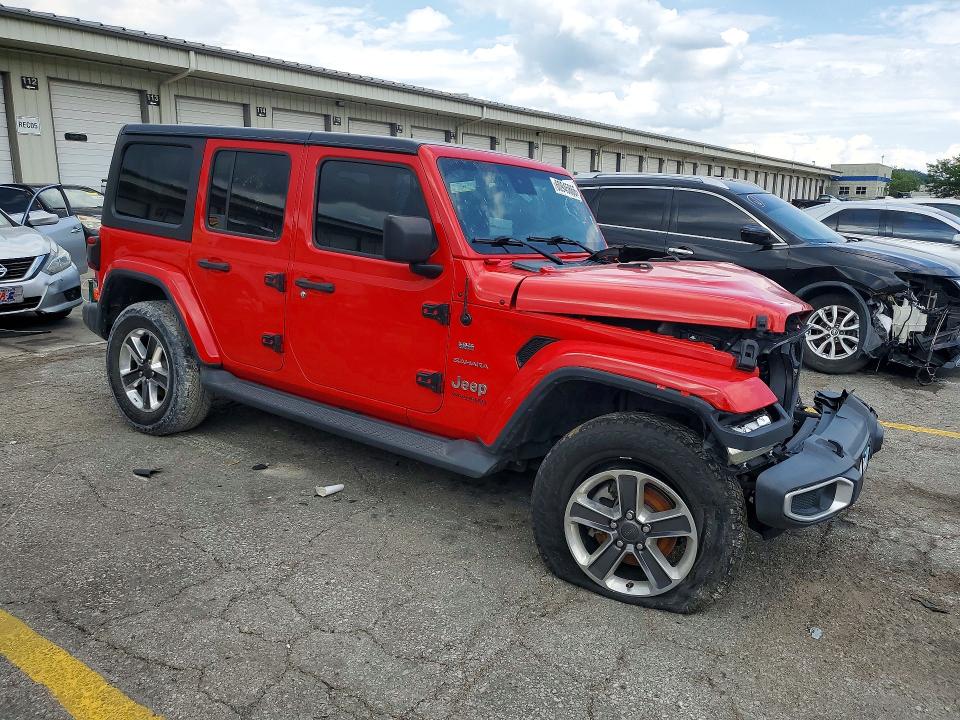 2020 Jeep Wrangler Unlimited მანქანა იყიდება აუქციონზე, vin: 1C4HJXEN6LW218927, აუქციონის ნომერი: 60945866