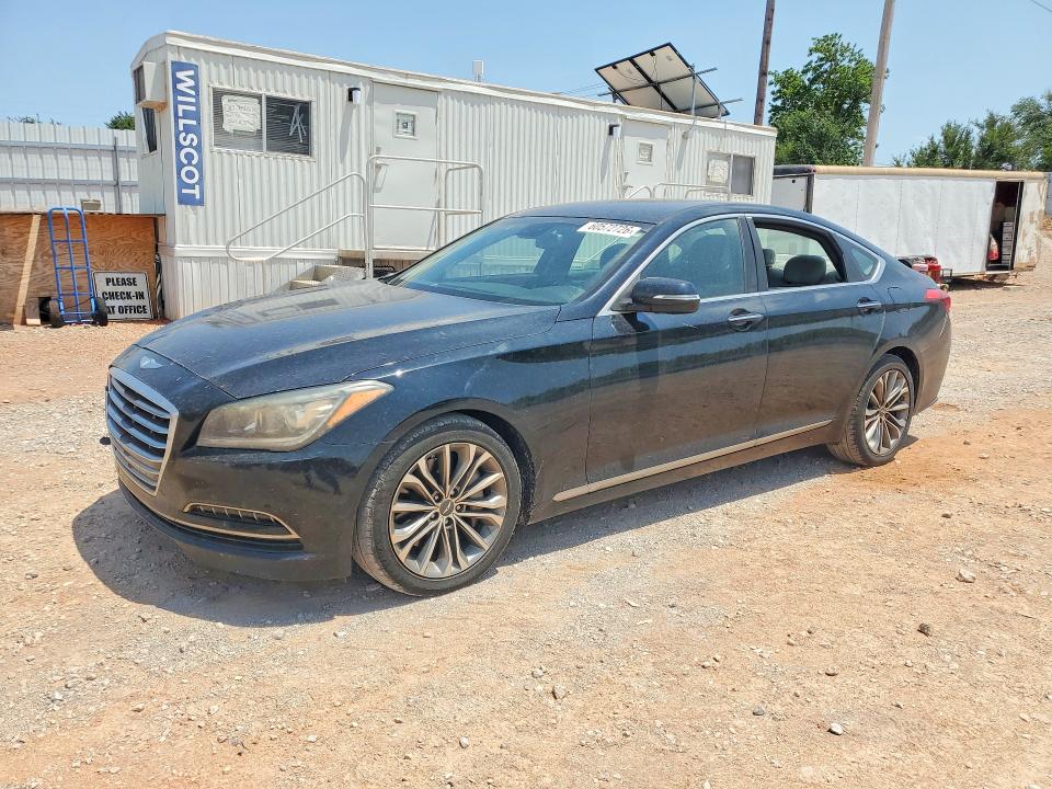 2015 Hyundai Genesis მანქანა იყიდება აუქციონზე, vin: KMHGN4JE8FU040213, აუქციონის ნომერი: 60572726