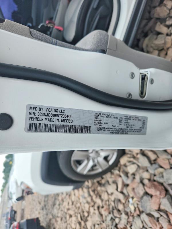 Продажа на аукционе авто 2022 Jeep Compass, vin: 3C4NJDBB9NT235449, номер лота: 60308996