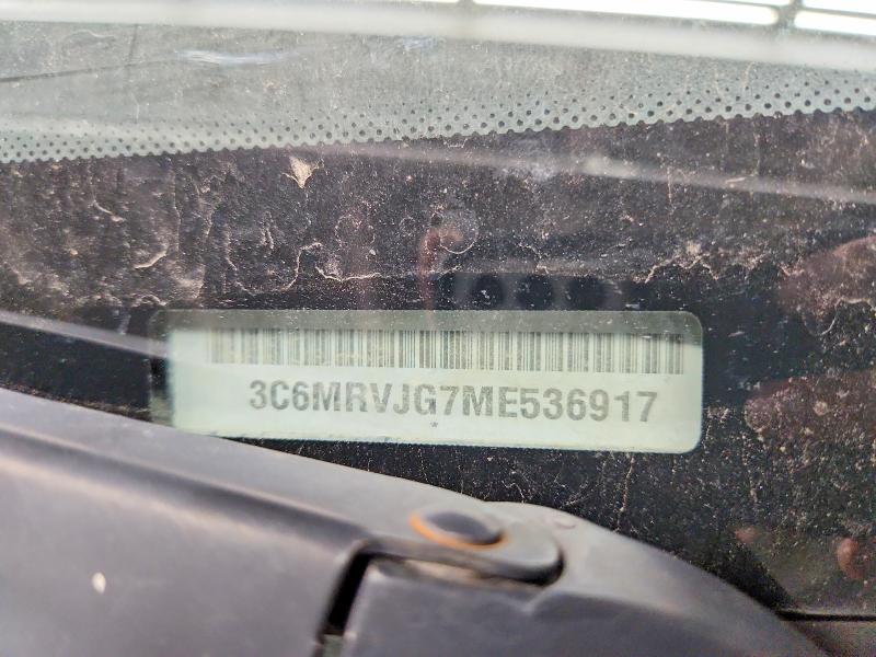 Auction sale of the 2021 Ram Promaster 3500, vin: 3C6MRVJG7ME536917, lot number: 58502706