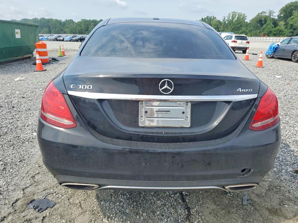 2015 Mercedes-benz C მანქანა იყიდება აუქციონზე, vin: 55SWF4KB1FU006185, აუქციონის ნომერი: 62452406