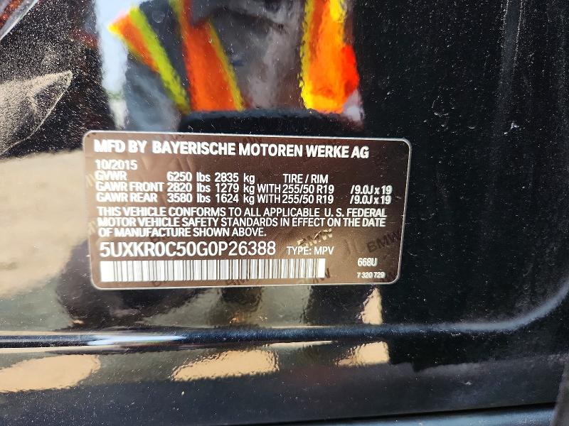 Продаж на аукціоні авто 2016 Bmw X5, vin: 5UXKR0C50G0P26388, номер лоту: 60380866