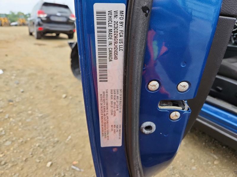 62669356 :رقم المزاد ، 2C3CDZAG9LH243540 vin ، 2020 Dodge Challenger مزاد بيع