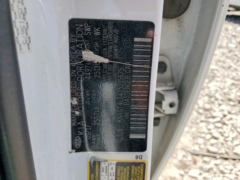 59318446 :رقم المزاد ، KNAGT4L34J5215675 vin ، 2018 Kia Optima مزاد بيع