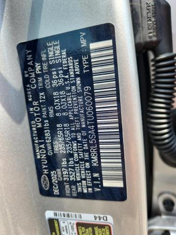 Aukcja sprzedaży 2026 Hyundai Palisade, vin: KM8RL5SA4TU060079, numer aukcji: 41632246