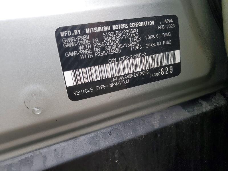 Aukcja sprzedaży 2023 Mitsubishi Outlander, vin: JA4J4VA89PZ612093, numer aukcji: 61392286
