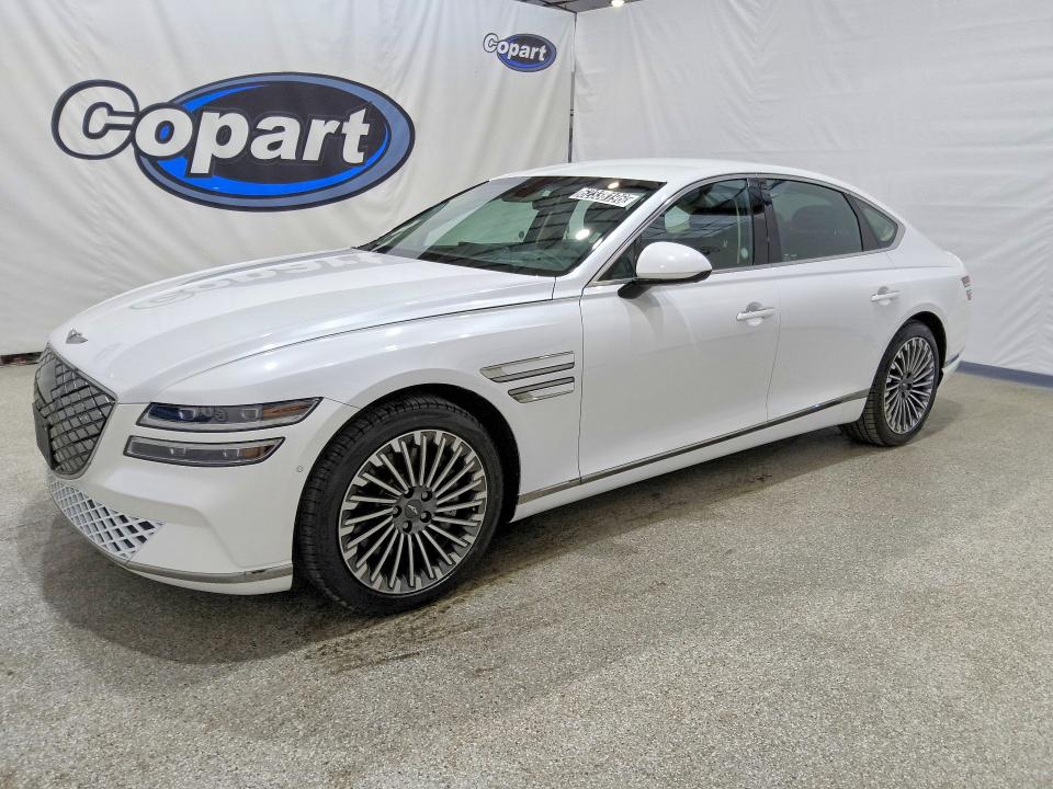 2023 Genesis Electrified G80 მანქანა იყიდება აუქციონზე, vin: KMTGE4S19PU005974, აუქციონის ნომერი: 62338196