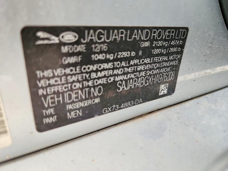 Aukcja sprzedaży 2017 Jaguar Xe, vin: SAJAR4BGXHA976208, numer aukcji: 61983756