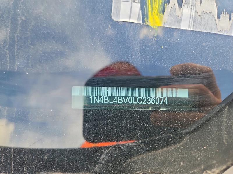 61577156 :رقم المزاد ، 1N4BL4BV0LC236074 vin ، 2020 Nissan Altima مزاد بيع