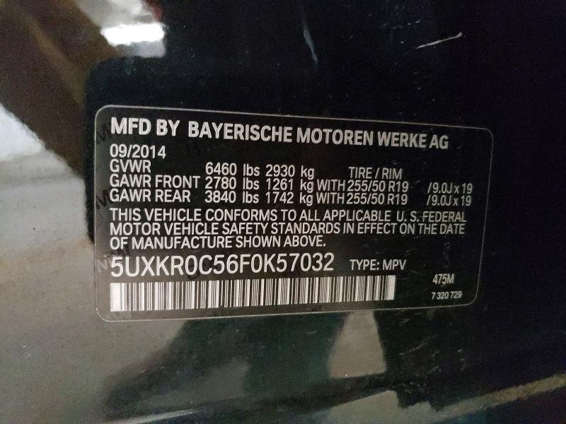 Aukcja sprzedaży 2015 Bmw X5, vin: 5UXKR0C56F0K57032, numer aukcji: 61053506