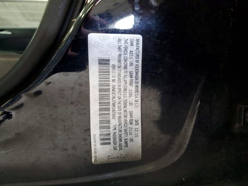 Aukcja sprzedaży 2011 Volkswagen Jetta, vin: 3VWDX7AJ7BM342300, numer aukcji: 61784986