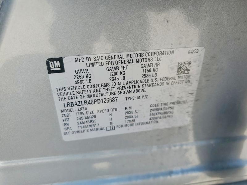 Aukcja sprzedaży 2023 Buick Envision, vin: LRBAZLR46PD126687, numer aukcji: 60874276
