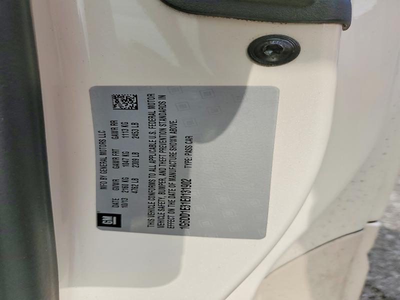 61719846 :رقم المزاد ، 1G6DD1E31E0131902 vin ، 2014 Cadillac Cts مزاد بيع