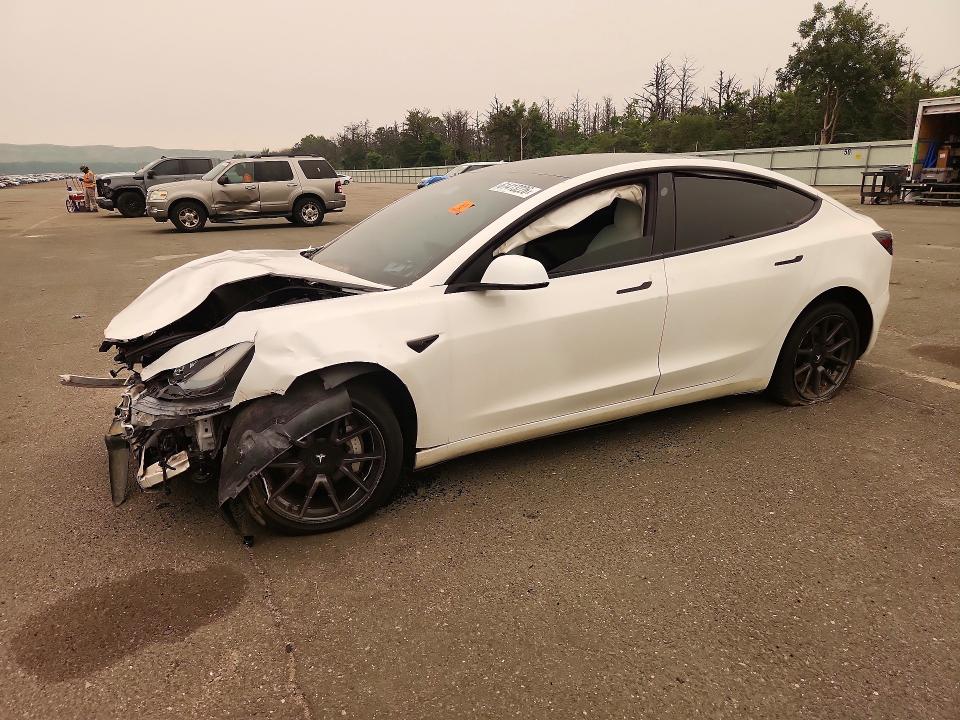 Продажа на аукционе авто 2021 Tesla Model 3, vin: 5YJ3E1EA4MF915950, номер лота: 61413226