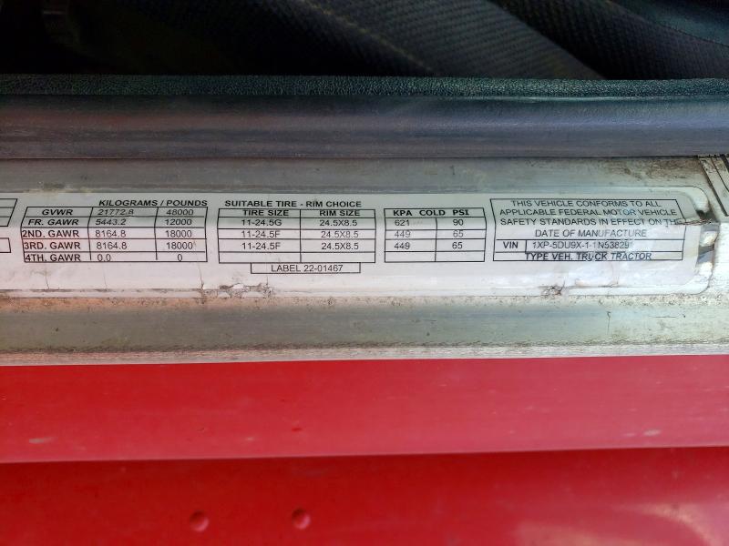 Продажа на аукционе авто 2001 Peterbilt Tractor, vin: 1XP5DU9X11N538291, номер лота: 59681866
