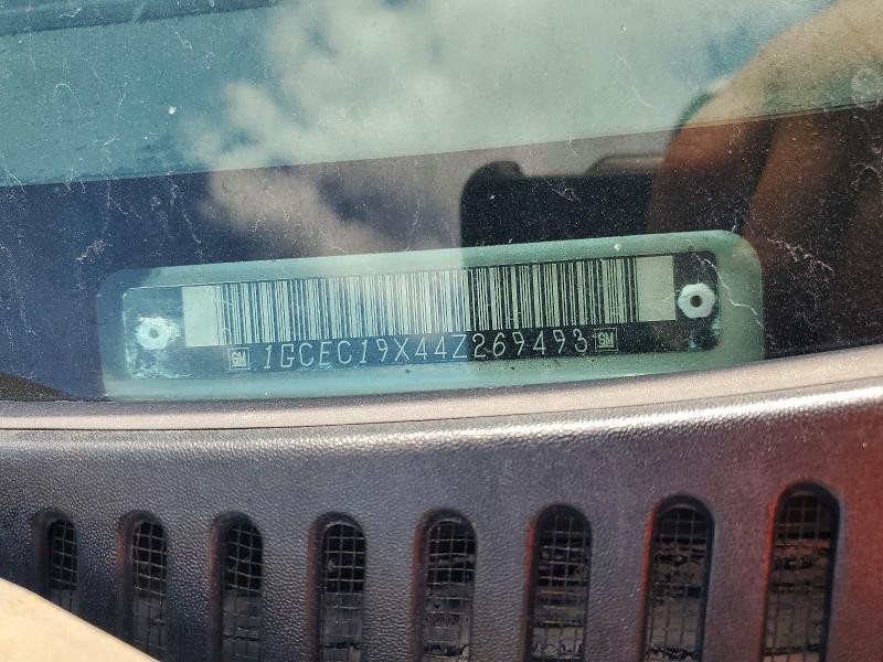 2004 Chevrolet Silverado მანქანა იყიდება აუქციონზე, vin: 1GCEC19X44Z269493, აუქციონის ნომერი: 62299926