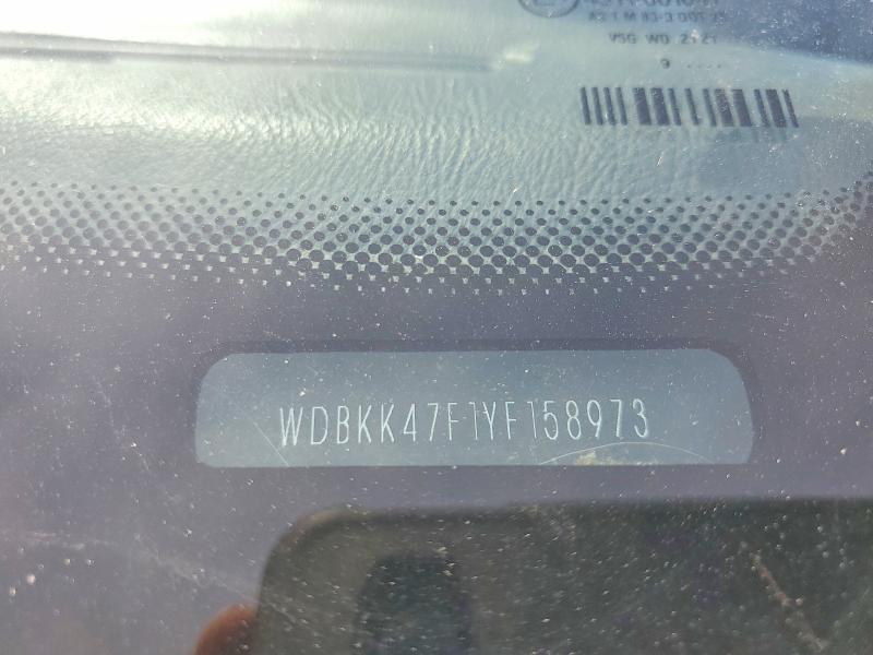 Aukcja sprzedaży 2000 Mercedes-benz Slk, vin: WDBKK47F1YF158973, numer aukcji: 61921556