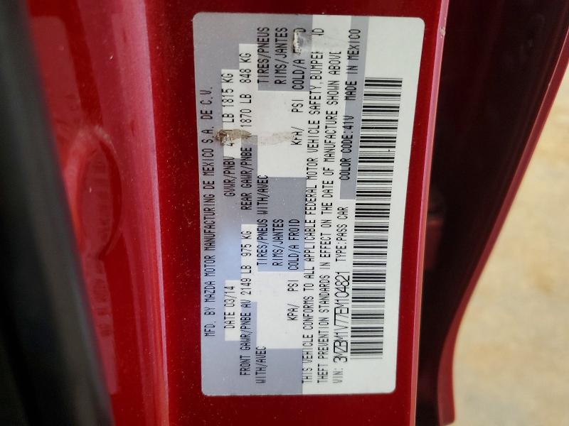 Aukcja sprzedaży 2014 Mazda 3, vin: 3MZBM1V77EM104821, numer aukcji: 63030356