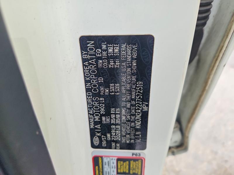 Aukcja sprzedaży 2018 Kia Soul, vin: KNDJN2A22J7572519, numer aukcji: 60797786