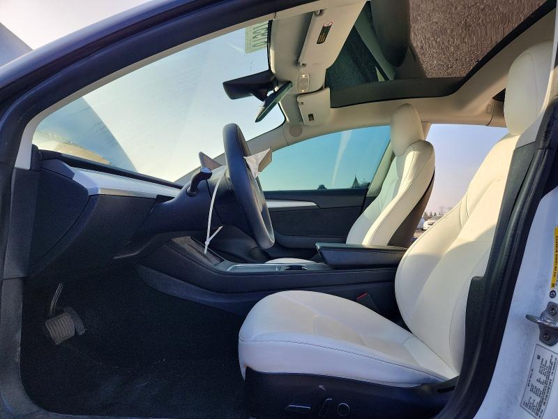 61957456 :رقم المزاد ، 5YJ3E1EA7NF124510 vin ، 2022 Tesla Model 3 مزاد بيع