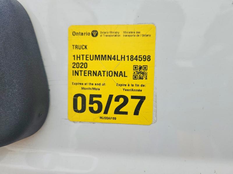 Продажа на аукционе авто 2020 International Mv607, vin: 1HTEUMMN4LH184598, номер лота: 62399146
