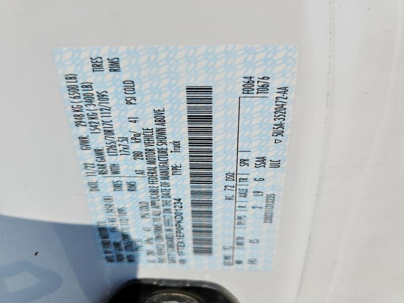 Продажа на аукционе авто 2023 Ford F150, vin: 1FTEX1EP0PKD01234, номер лота: 62157016