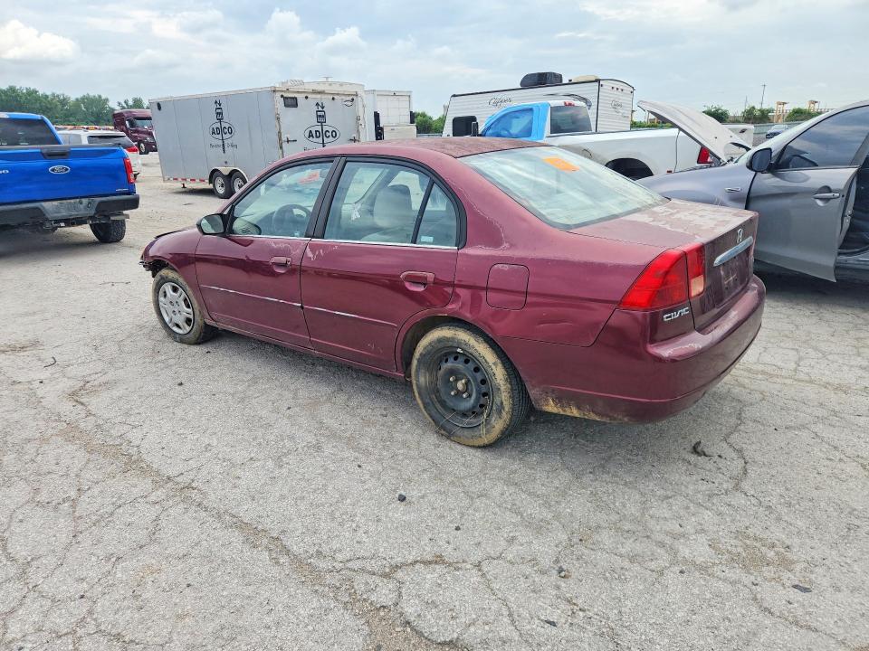 63216426 :رقم المزاد ، 2HGES16672H520794 vin ، 2002 Honda Civic مزاد بيع