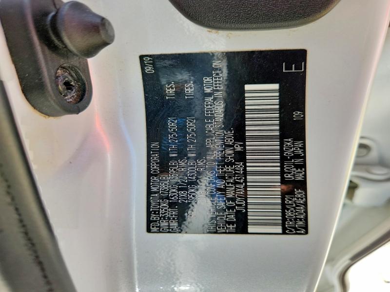 Продажа на аукционе авто 2020 Lexus Lx, vin: JTJDY7AX4L4314484, номер лота: 61570736