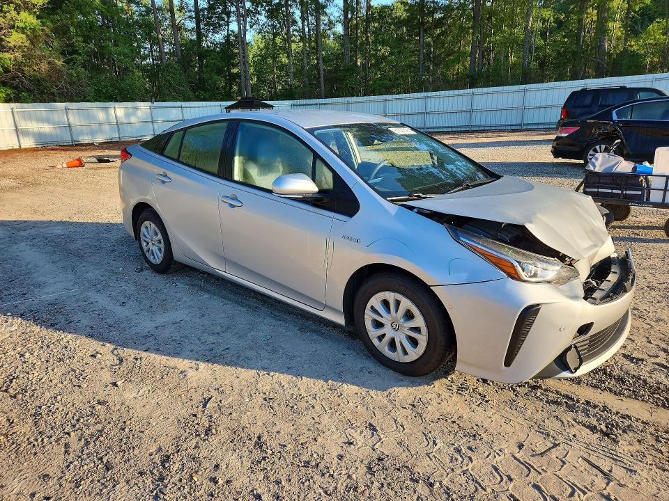 61027596 :رقم المزاد ، JTDKARFU0K3084259 vin ، 2019 Toyota Prius مزاد بيع